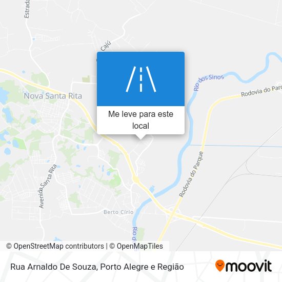 Rua Arnaldo De Souza mapa