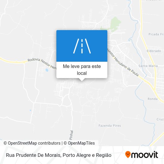Rua Prudente De Morais mapa