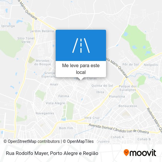 Rua Rodolfo Mayer mapa