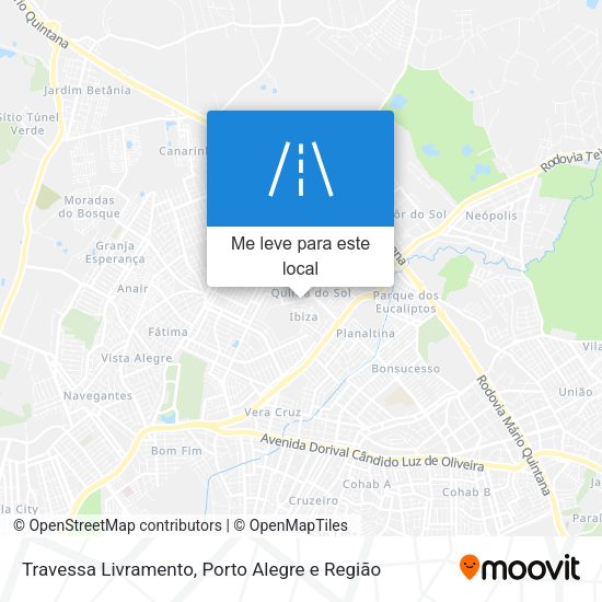Travessa Livramento mapa