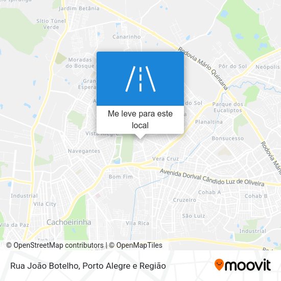 Rua João Botelho mapa