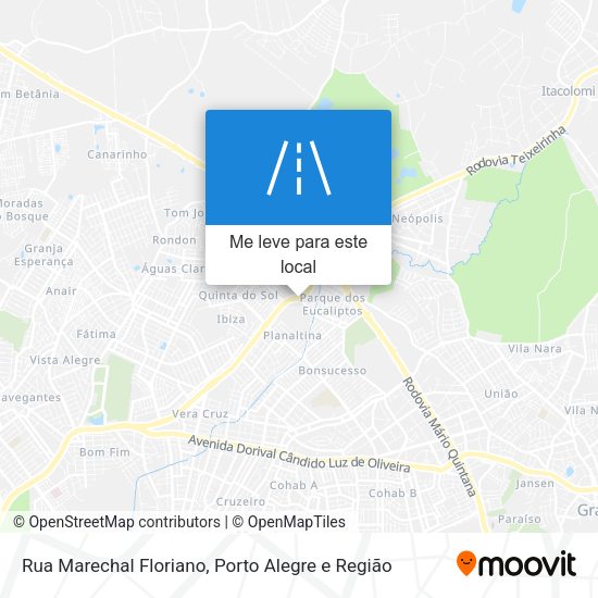 Rua Marechal Floriano mapa