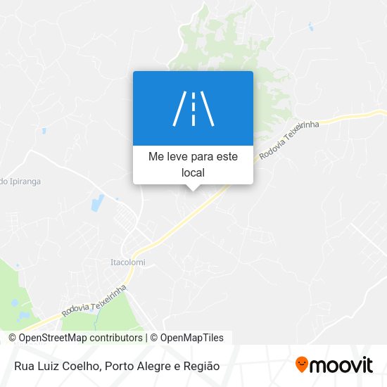 Rua Luiz Coelho mapa