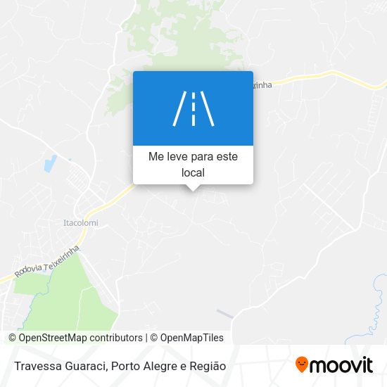 Travessa Guaraci mapa