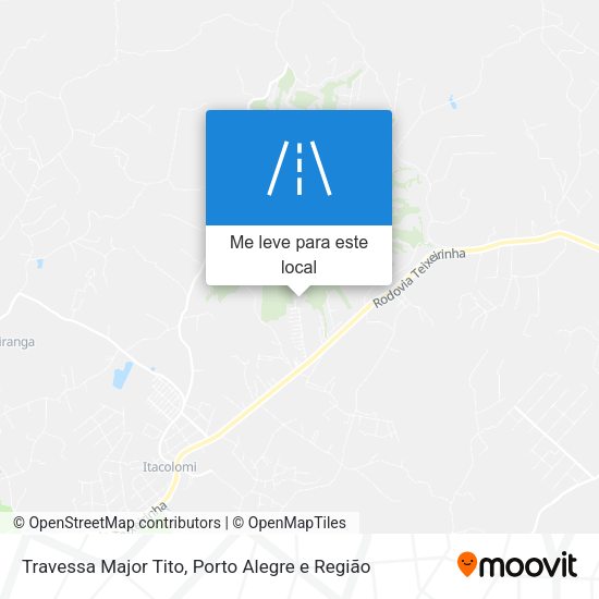 Travessa Major Tito mapa