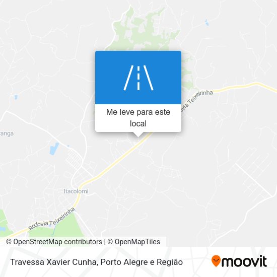 Travessa Xavier Cunha mapa