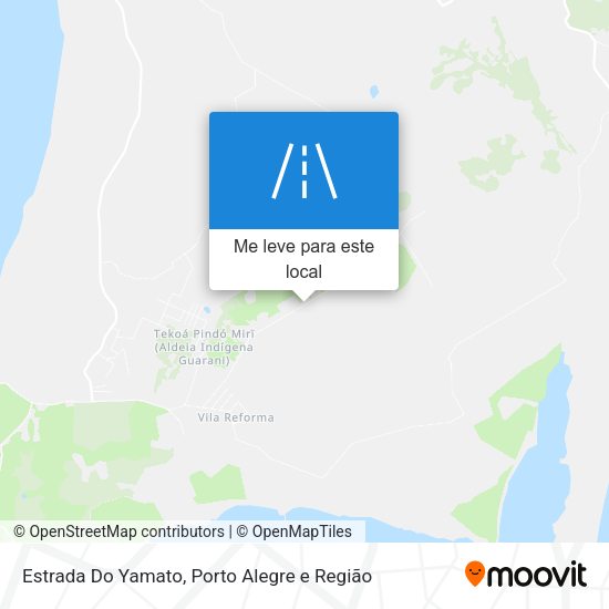 Estrada Do Yamato mapa