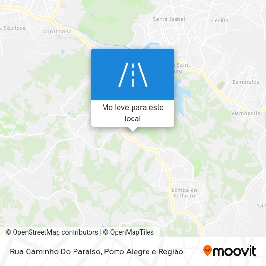 Rua Caminho Do Paraíso mapa