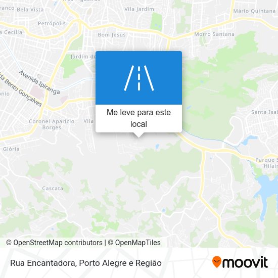 Rua Encantadora mapa