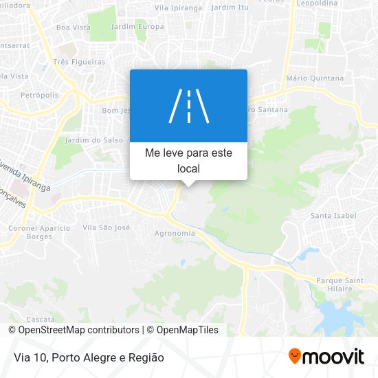 Via 10 mapa