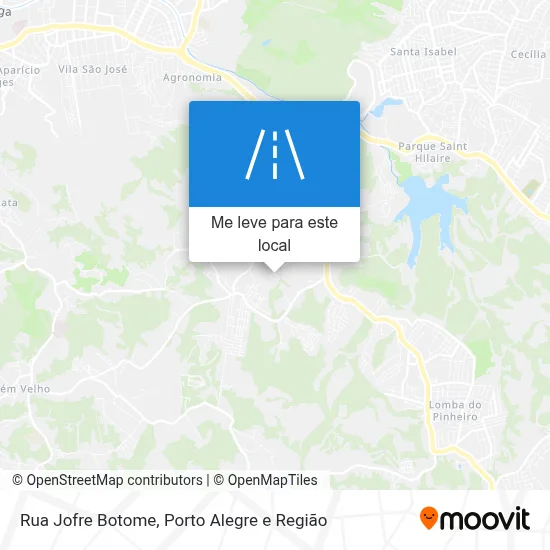 Rua Jofre Botome mapa