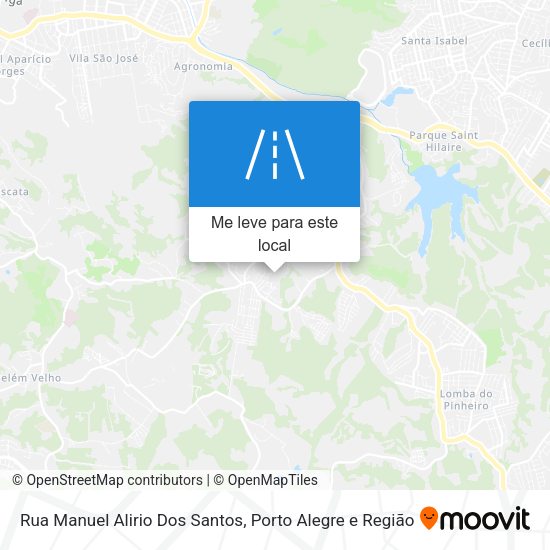 Rua Manuel Alirio Dos Santos mapa