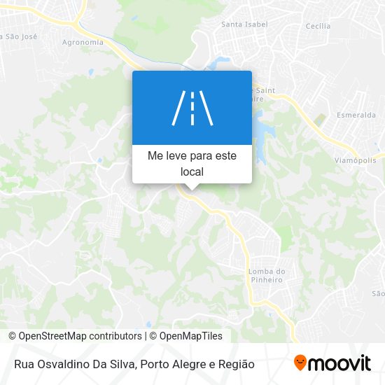 Rua Osvaldino Da Silva mapa