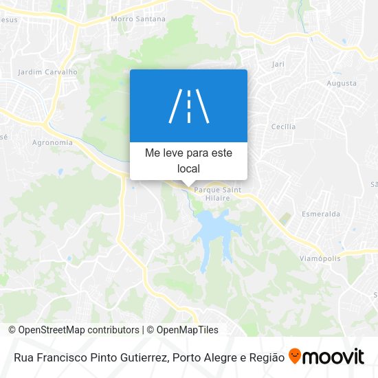 Rua Francisco Pinto Gutierrez mapa