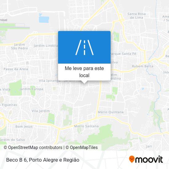 Beco B 6 mapa