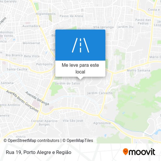 Rua 19 mapa