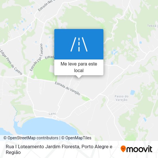 Rua I Loteamento Jardim Floresta mapa