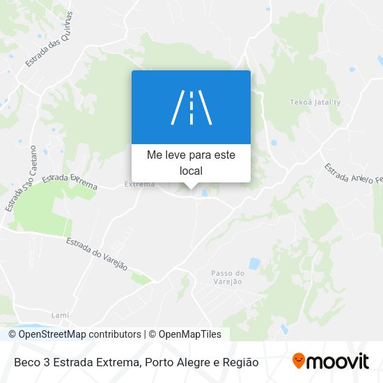Beco 3 Estrada Extrema mapa