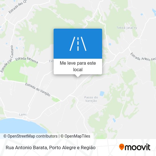 Rua Antonio Barata mapa