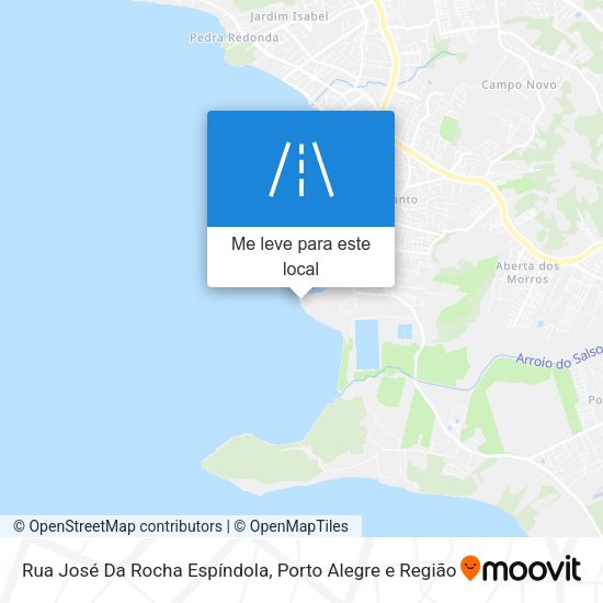 Rua José Da Rocha Espíndola mapa