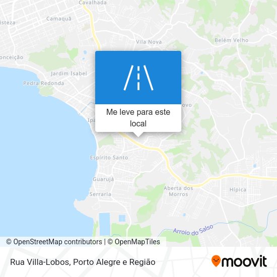 Rua Villa-Lobos mapa