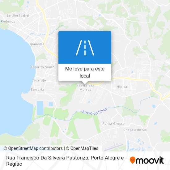 Rua Francisco Da Silveira Pastoriza mapa