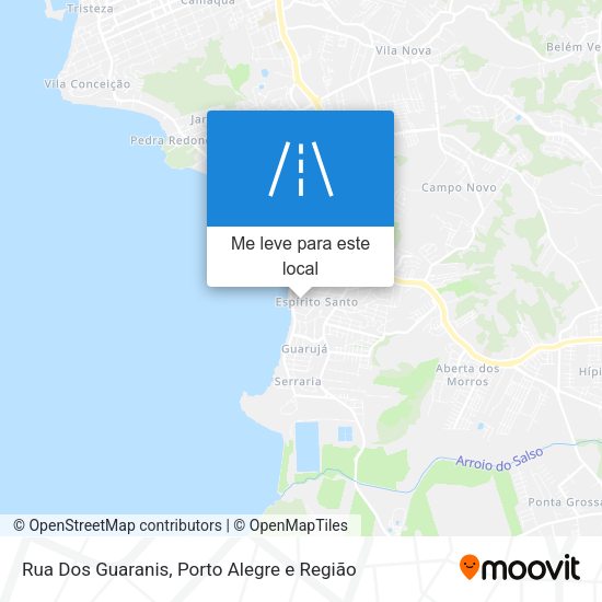 Rua Dos Guaranis mapa