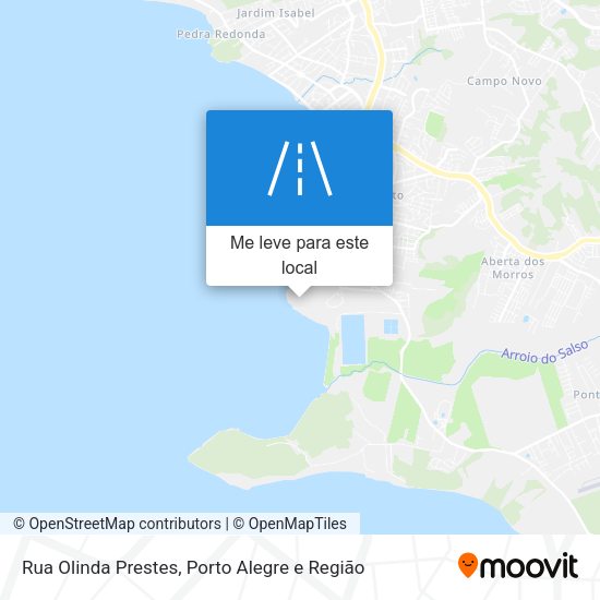 Rua Olinda Prestes mapa