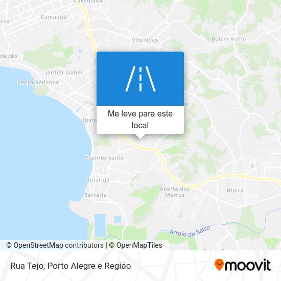 Rua Tejo mapa