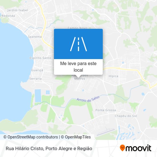 Rua Hilário Cristo mapa