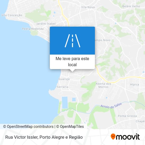 Rua Victor Issler mapa