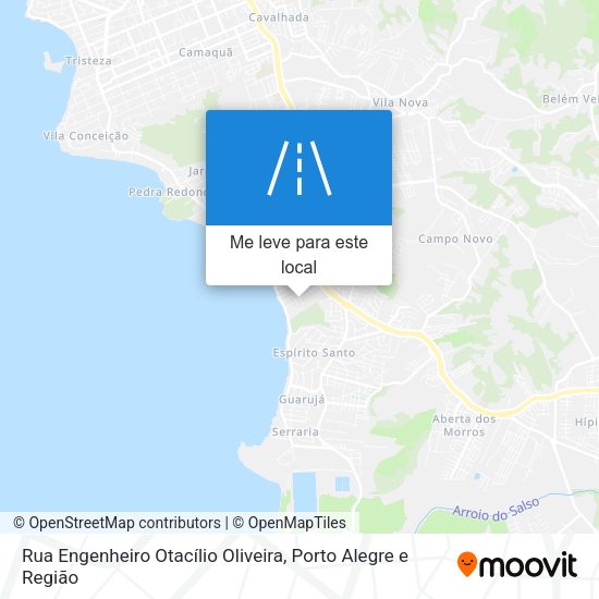 Rua Engenheiro Otacílio Oliveira mapa