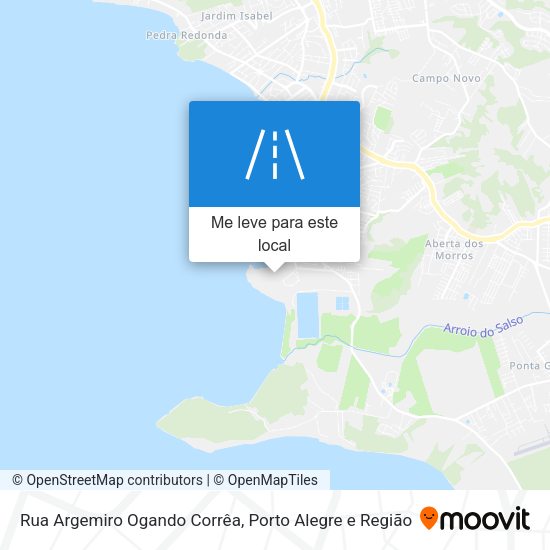 Rua Argemiro Ogando Corrêa mapa
