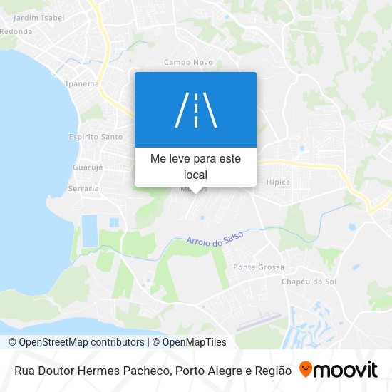 Rua Doutor Hermes Pacheco mapa