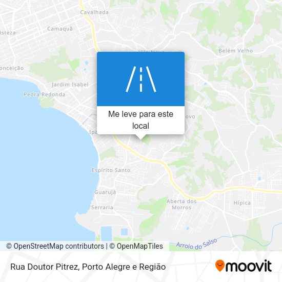 Rua Doutor Pitrez mapa