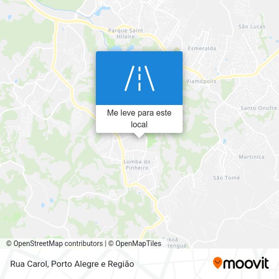 Rua Carol mapa