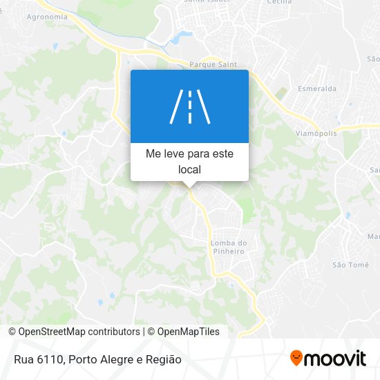 Rua 6110 mapa