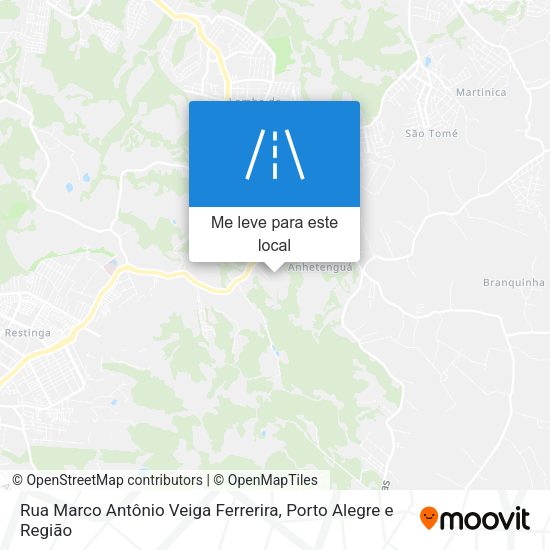 Rua Marco Antônio Veiga Ferrerira mapa