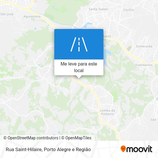 Rua Saint-Hilaire mapa