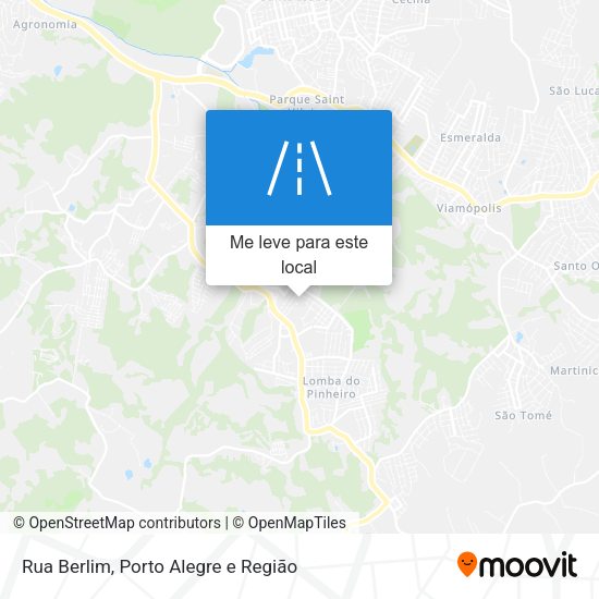 Rua Berlim mapa