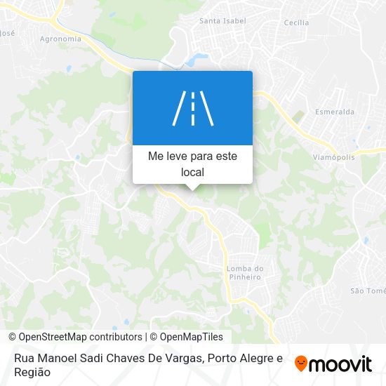 Rua Manoel Sadi Chaves De Vargas mapa