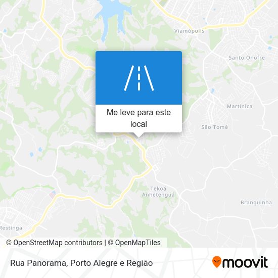 Rua Panorama mapa