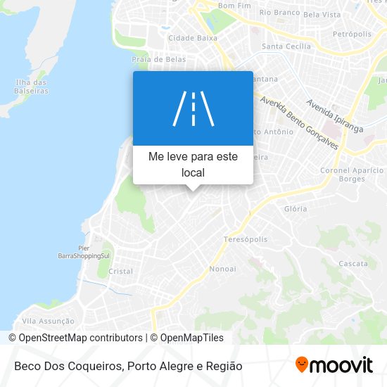Beco Dos Coqueiros mapa