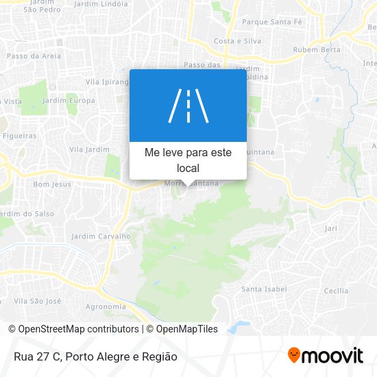 Rua 27 C mapa