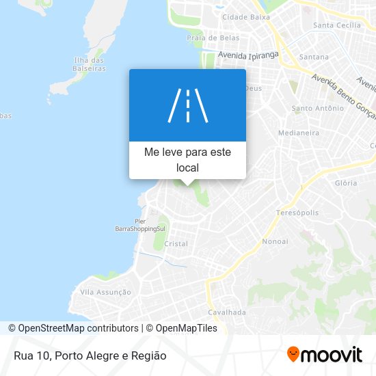 Rua 10 mapa
