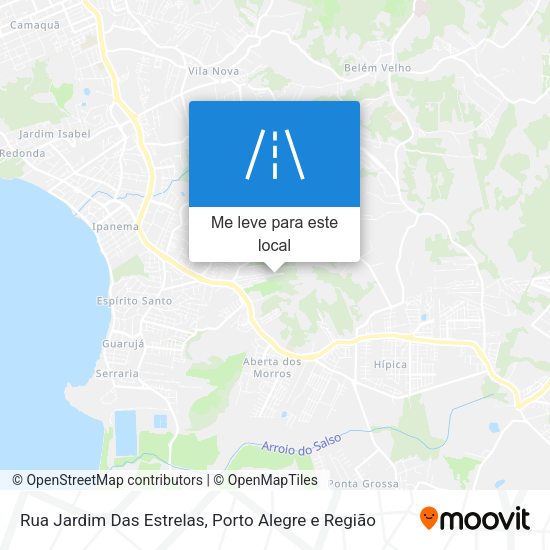 Rua Jardim Das Estrelas mapa