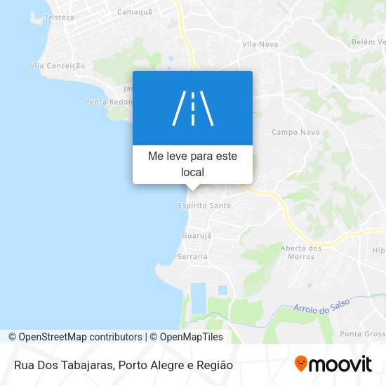 Rua Dos Tabajaras mapa