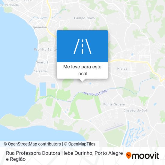 Rua Professora Doutora Hebe Ourinho mapa