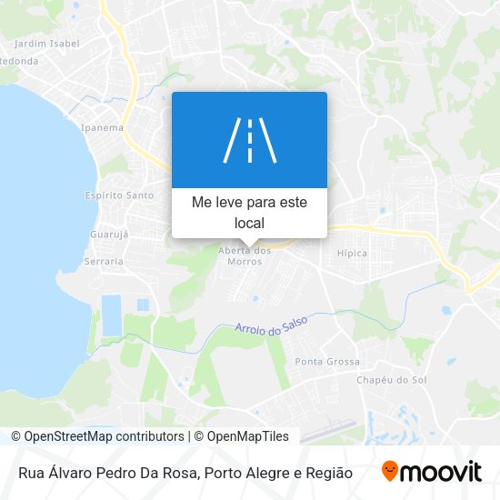 Rua Álvaro Pedro Da Rosa mapa
