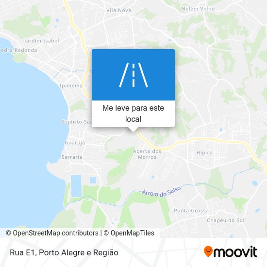 Rua E1 mapa